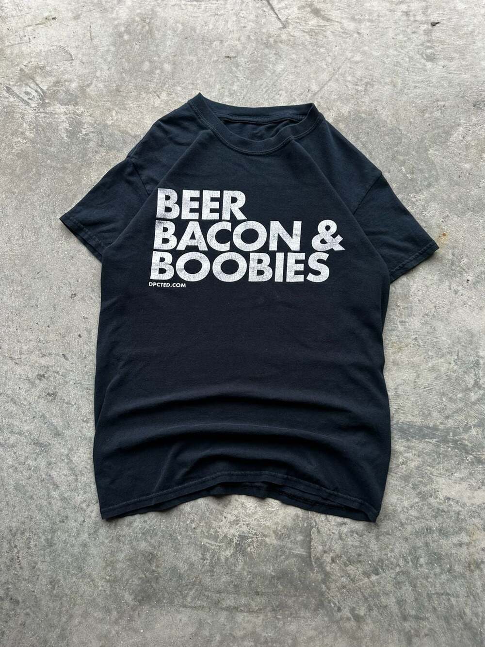 DPCTED Beer Bacon & Boobies Graphic T-Shirt Black